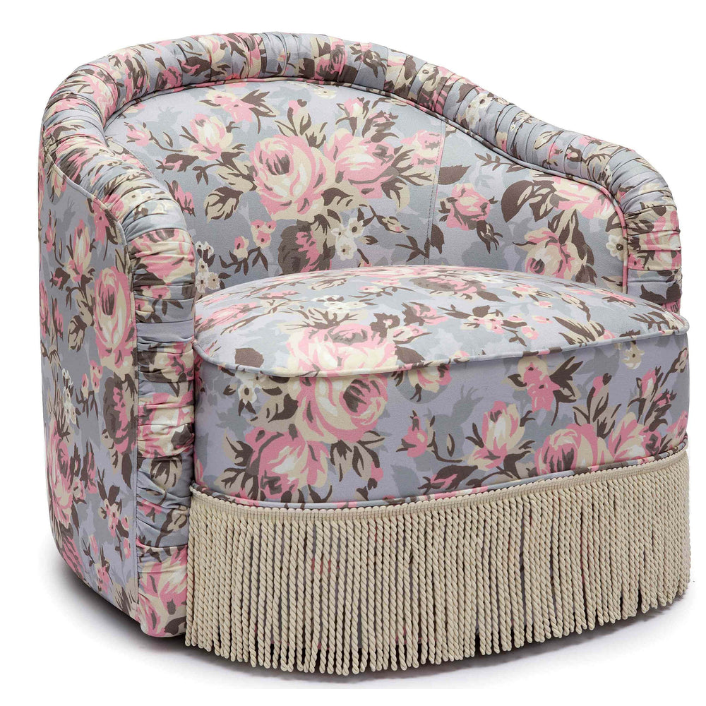 Pamela Lounge Chair, Spring Floral-Furniture - Chairs-High Fashion Home