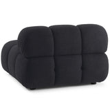 Calliope Modular Armless Chair, Black