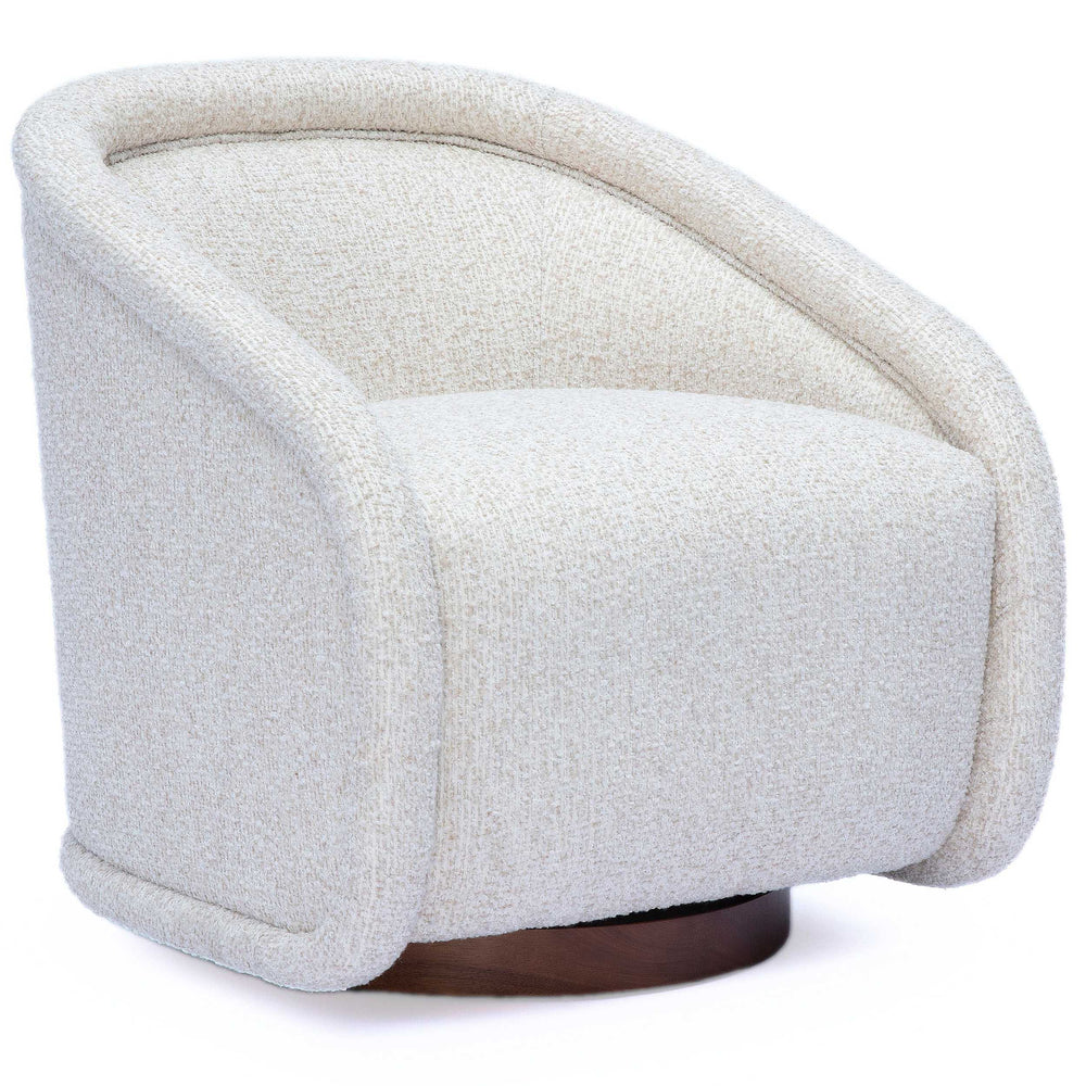 Clarke Swivel Chair, Cream