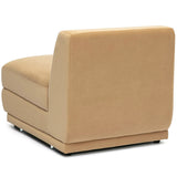 Perry Modular Armless Chair, Tan