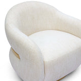 Salma Swivel Chair, Cream