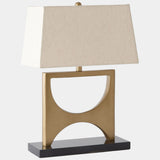 Tabby Table Lamp, Antique Brass-Lighting-High Fashion Home