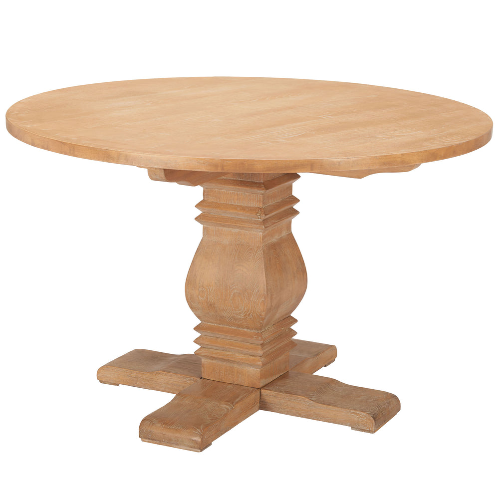 Tabi Dining Table, Brown-Furniture - Dining-High Fashion Home