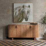 Tacoma 4 Door Sideboard, Natural