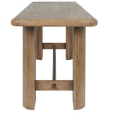 Tacoma Rectangular Gathering Table, Tawny Brown-Furniture - Dining-High Fashion Home