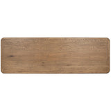 Tacoma Rectangular Gathering Table, Tawny Brown-Furniture - Dining-High Fashion Home