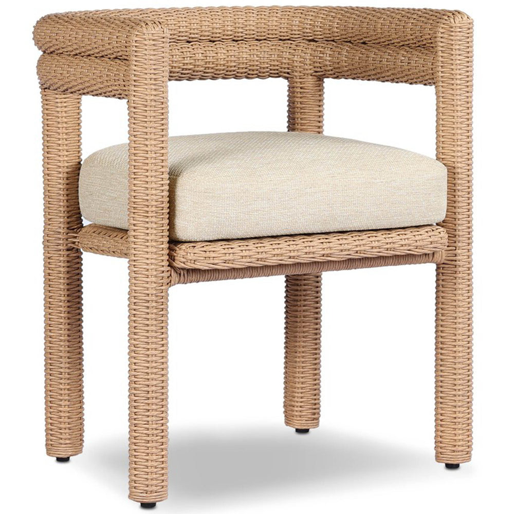 Tacova Outdoor Dining Chair, Casa Cream, Set of 2 by Four hands
