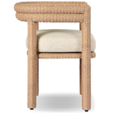 Tacova Outdoor Dining Chair, Casa Cream, Set of 2 by Four hands