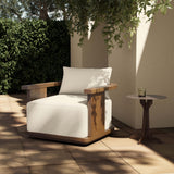 Tahana Outdoor Swivel Chair, Alessi Linen by Four Hands-Furniture - Chair-High Fashion Home
