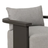 Tahana Outdoor Swivel Chair, Casa Grey by Four Hands-Furniture - Chair-High Fashion Home