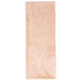 Taiga Faux Fur Throw, Peach