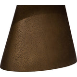 Taji Rectangular Dining Table, Calcatta/Gold Beaten