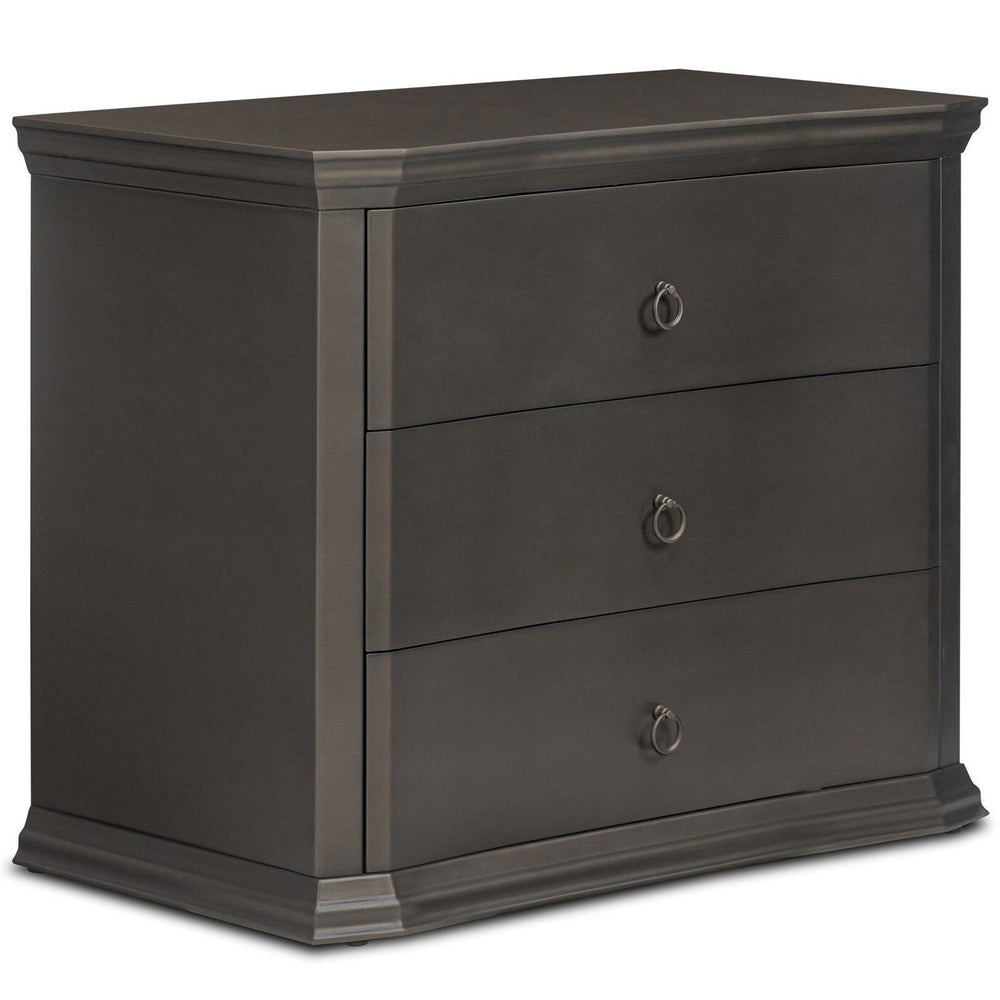 Talese Nightstand, Smooth Bronze by Four Hands
