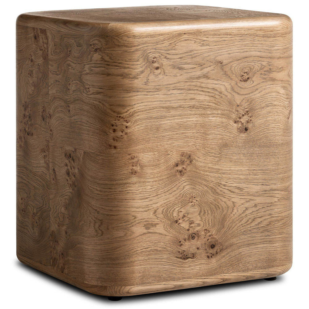 Talessi End Table, Wheat Medium Burl by Four Hands-Furniture - Accent Tables-High Fashion Home