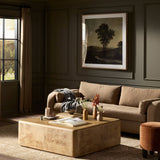 Talessi Square Coffee Table, Wheat Medium Burl by Four Hands-Furniture - Accent Tables-High Fashion Home