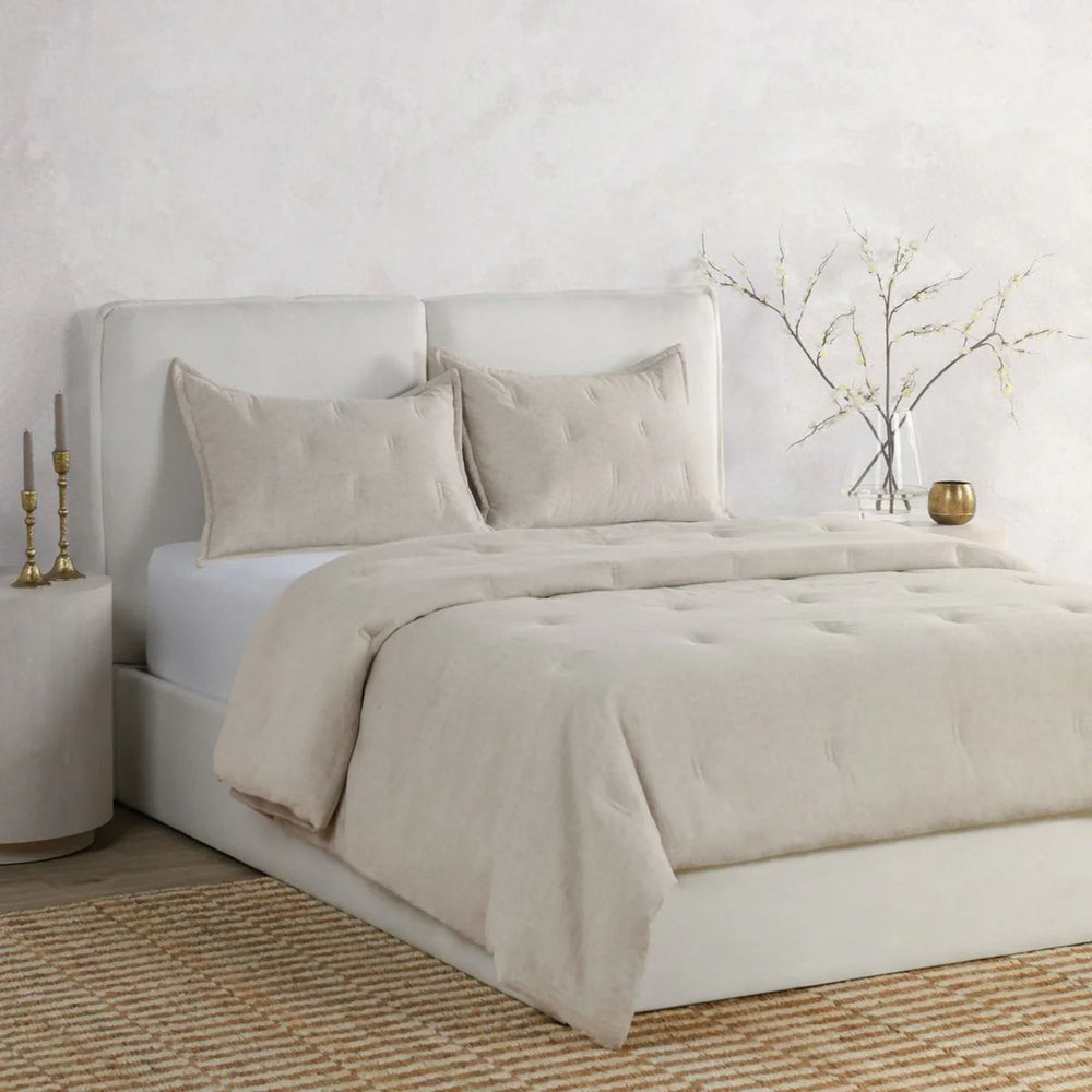 Talia Comforter Set, Natural-Accessories-High Fashion Home