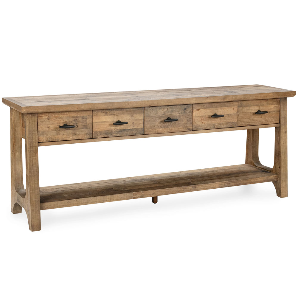 Talladega Rectangular Console Table, Natural