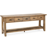 Talladega Rectangular Console Table, Natural