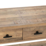 Talladega Rectangular Console Table, Natural