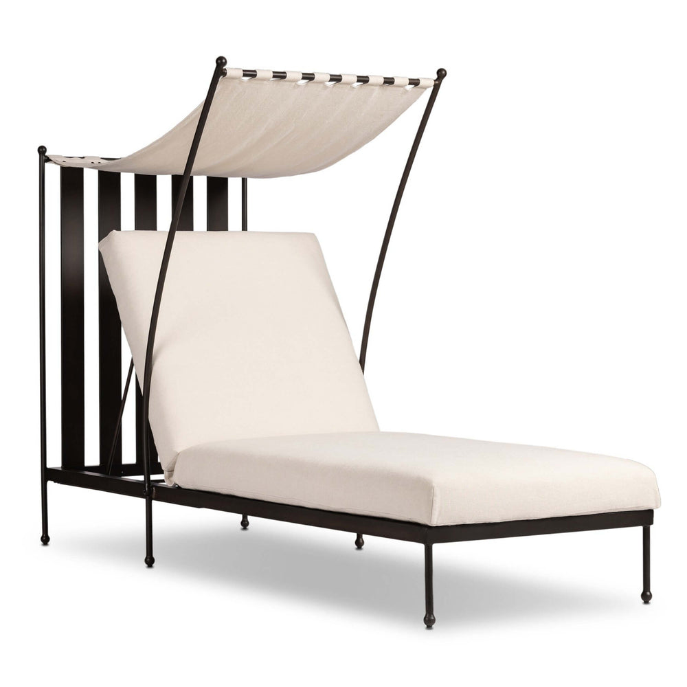 Tally Adjustable Outdoor Chaise, Bombay Flax by Four Hands-Furniture - Chair-High Fashion Home