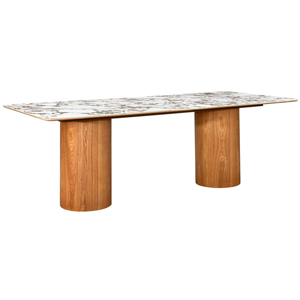 Tamara Rectangular Dining Table, Marble Ceramic-Furniture - Dining-High Fashion Home
