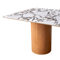 Tamara Rectangular Dining Table, Marble Ceramic-Furniture - Dining-High Fashion Home
