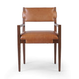 Tamari Leather Arm Chair, Sonoma Chestnut, Set of 2