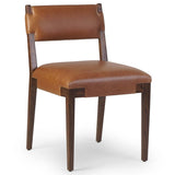 Tamari Leather Dining Chair, Sonoma Chestnut, Set of 2