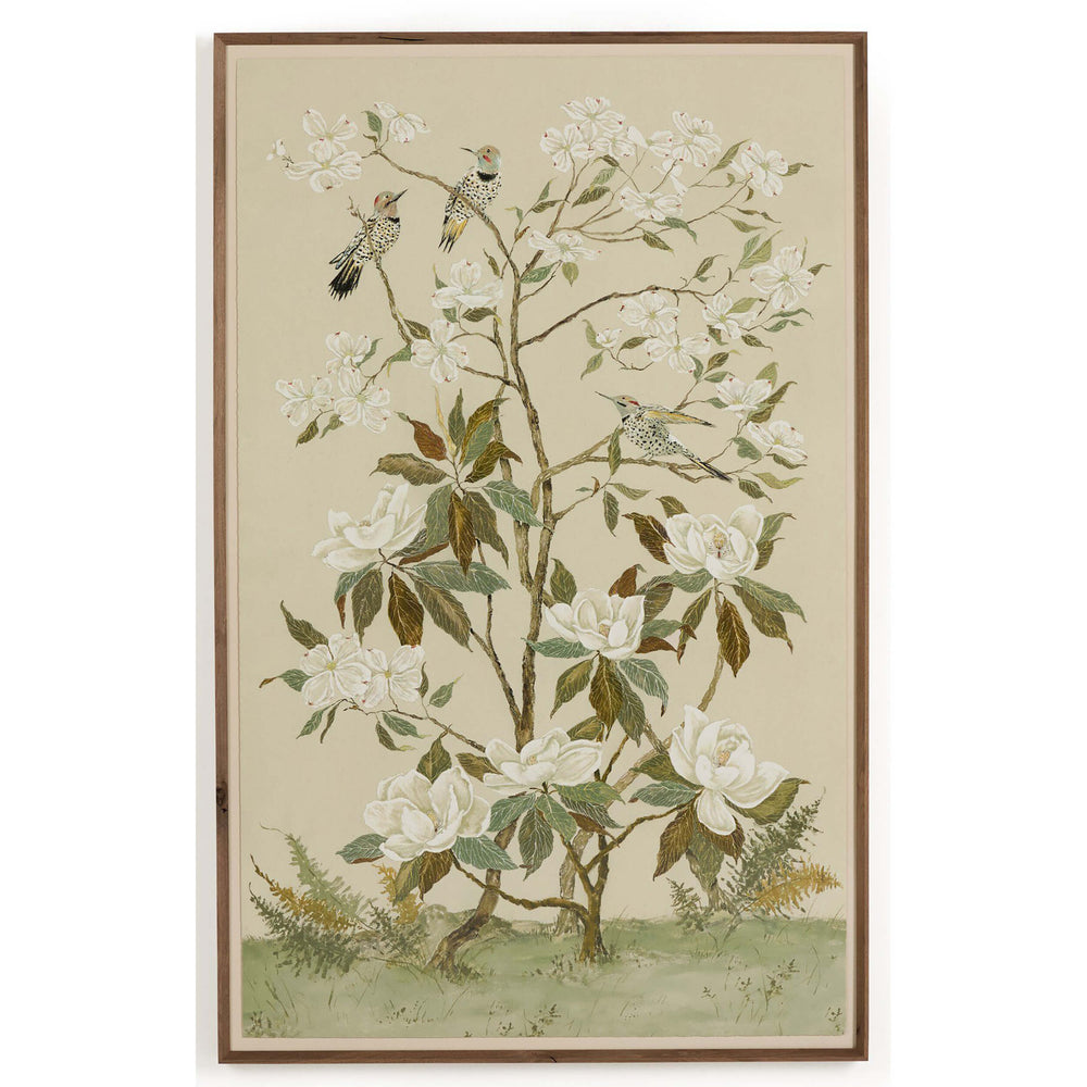 Tan Chinoiserie Art by Laurel-Dawn Latshaw by Four Hands