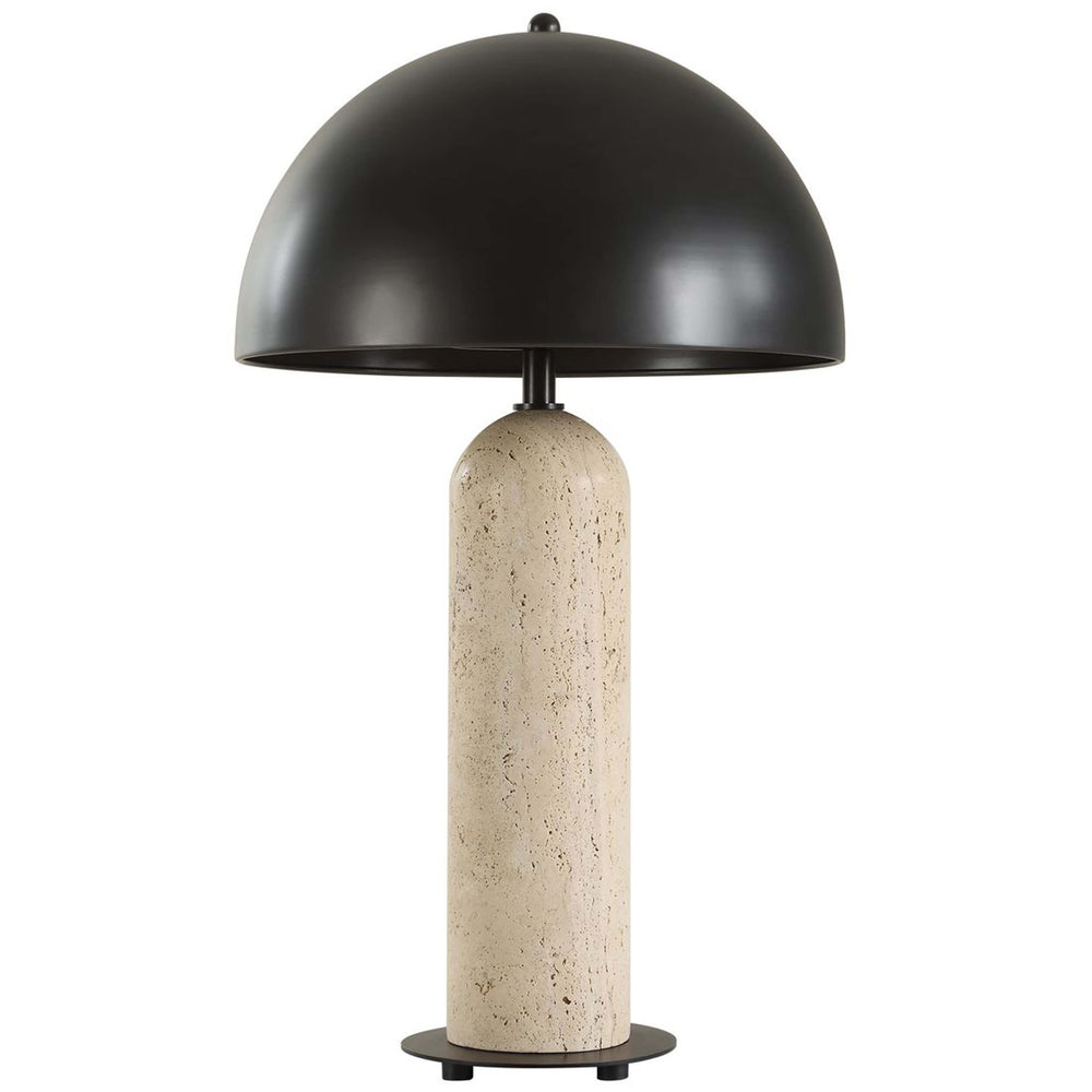 Tanaka Table Lamp, Travertine
