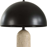 Tanaka Table Lamp, Travertine