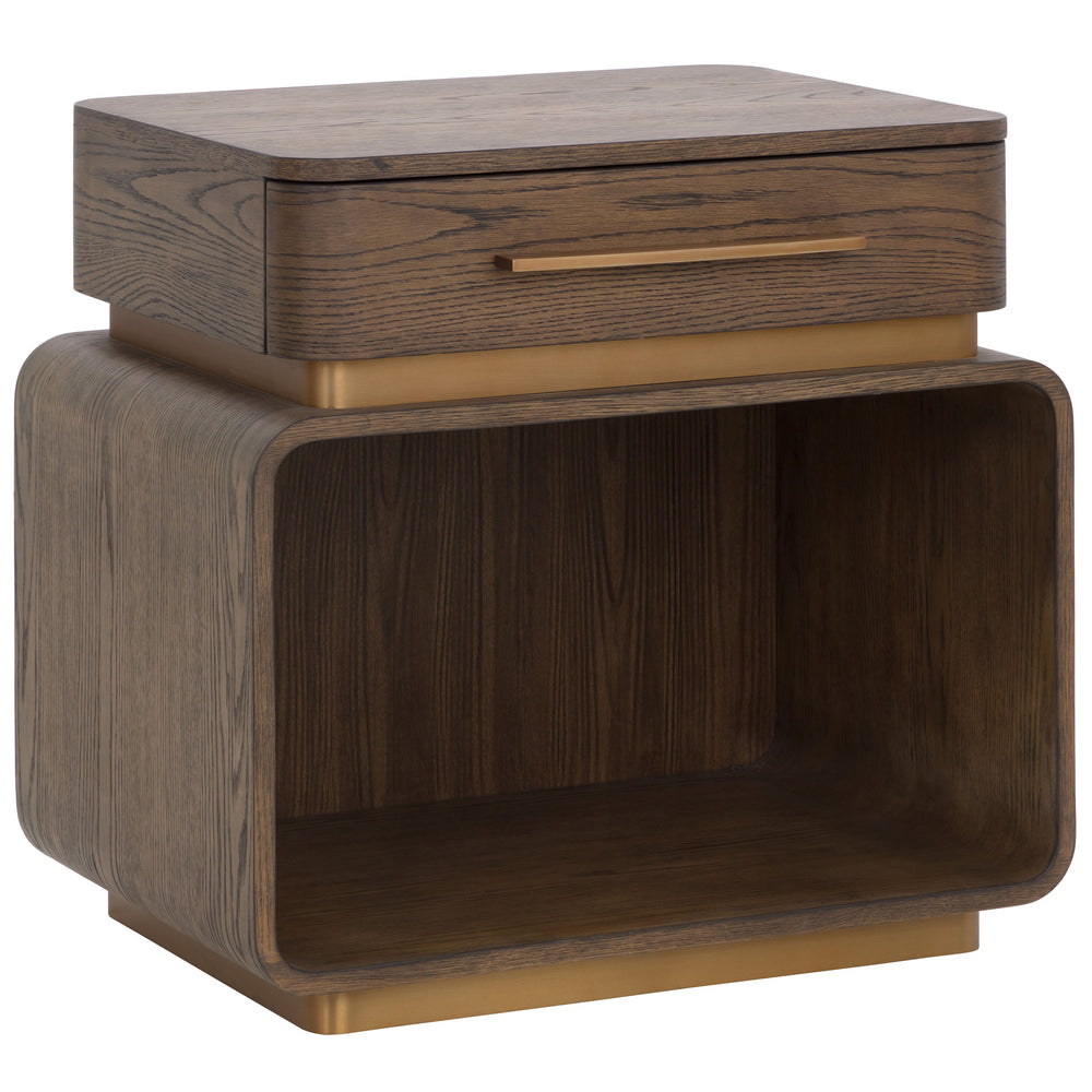 Taro Nightstand, Brown