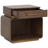 Taro Nightstand, Brown