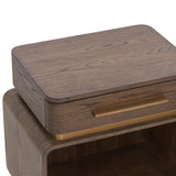 Taro Nightstand, Brown