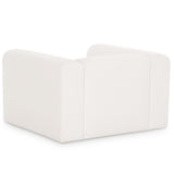 Tarra Chenille Chair, Cream-Furniture - Chairs-High Fashion Home