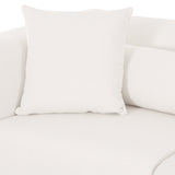 Tarra Chenille Loveseat, Cream-Furniture - Sofas-High Fashion Home