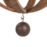 Tarsus Round Chandelier, Brown-Lighting-High Fashion Home