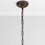 Tarsus Round Chandelier, Brown-Lighting-High Fashion Home