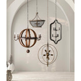 Tarsus Round Chandelier, Brown-Lighting-High Fashion Home