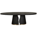 Tasmin Dining Table, Black-Furniture - Dining-High Fashion Home