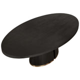 Tasmin Dining Table, Black-Furniture - Dining-High Fashion Home