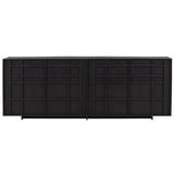 Tasmin Sideboard, Black-Furniture - Storage-High Fashion Home