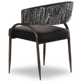 Tatum 2-Tone Dining Chair, Black, Set of 2-Furniture - Chairs-High Fashion Home