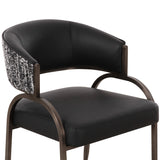 Tatum 2-Tone Dining Chair, Black, Set of 2-Furniture - Chairs-High Fashion Home