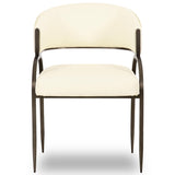 Tatum 2-Tone Dining Chair, Cream, Set of 2-Furniture - Chairs-High Fashion Home