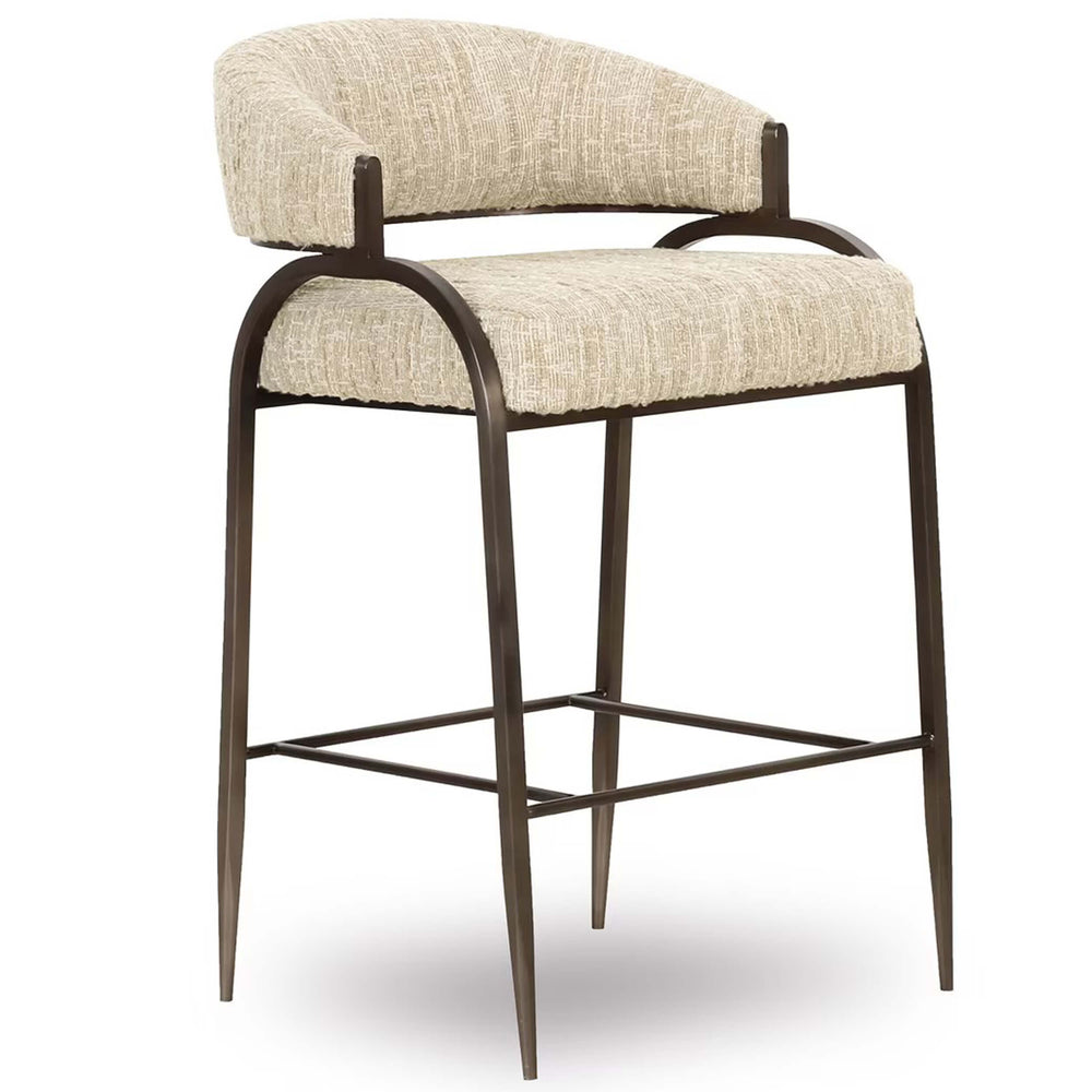 Tatum Counter Stool, Cream-Furniture - Dining-High Fashion Home