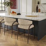 Tatum Counter Stool, Cream-Furniture - Dining-High Fashion Home