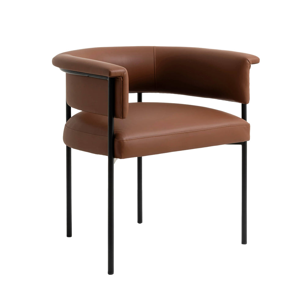 Taylor Dining Chair, Brown, Set of 2-Furniture - Dining-High Fashion Home