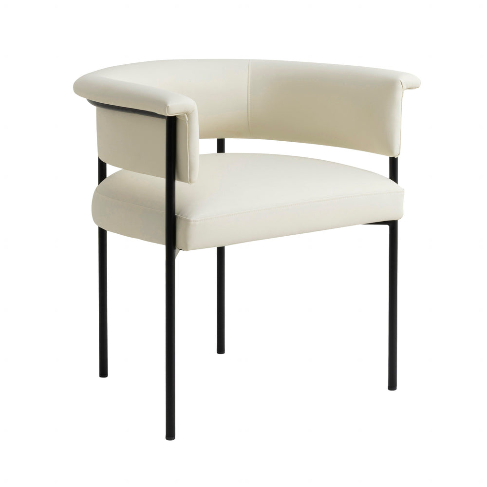Taylor Dining Chair, Cream, Set of 2-Furniture - Dining-High Fashion Home