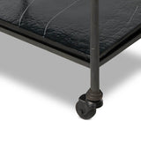 Teagan Bar Cart, Gunmetal by Four Hands-Furniture - Storage-High Fashion Home